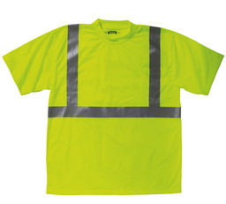 829.39 ANSI II Class 2 Hi-Vis Pocket T-Shirt, Short Sleeve 