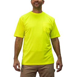 818.39 Hi-Vis Pocket T-Shirt, Short Sleeve, Waffle Knit 