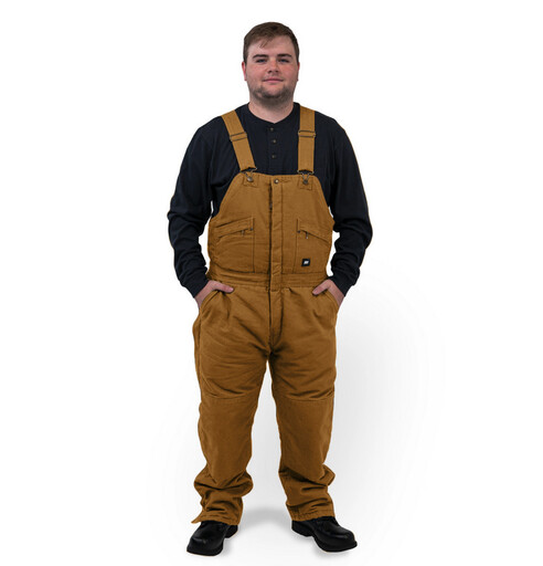 276.28 Premium Insulated Bib Overall, Waist Zip 