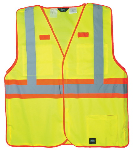 99.39 ANSI II Class 2 Hi-Vis Break-A-Way Solid Vest 