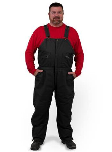 275.01 Insulated Duck Bib Overall, Hip Zip 