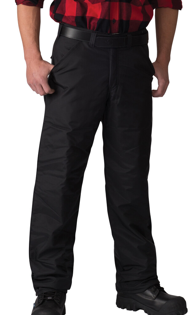 338BLK PolyQuilt Lined HeavyDuty Nylon Pant Black BB Work Clothes BIG BILL 338 Poly