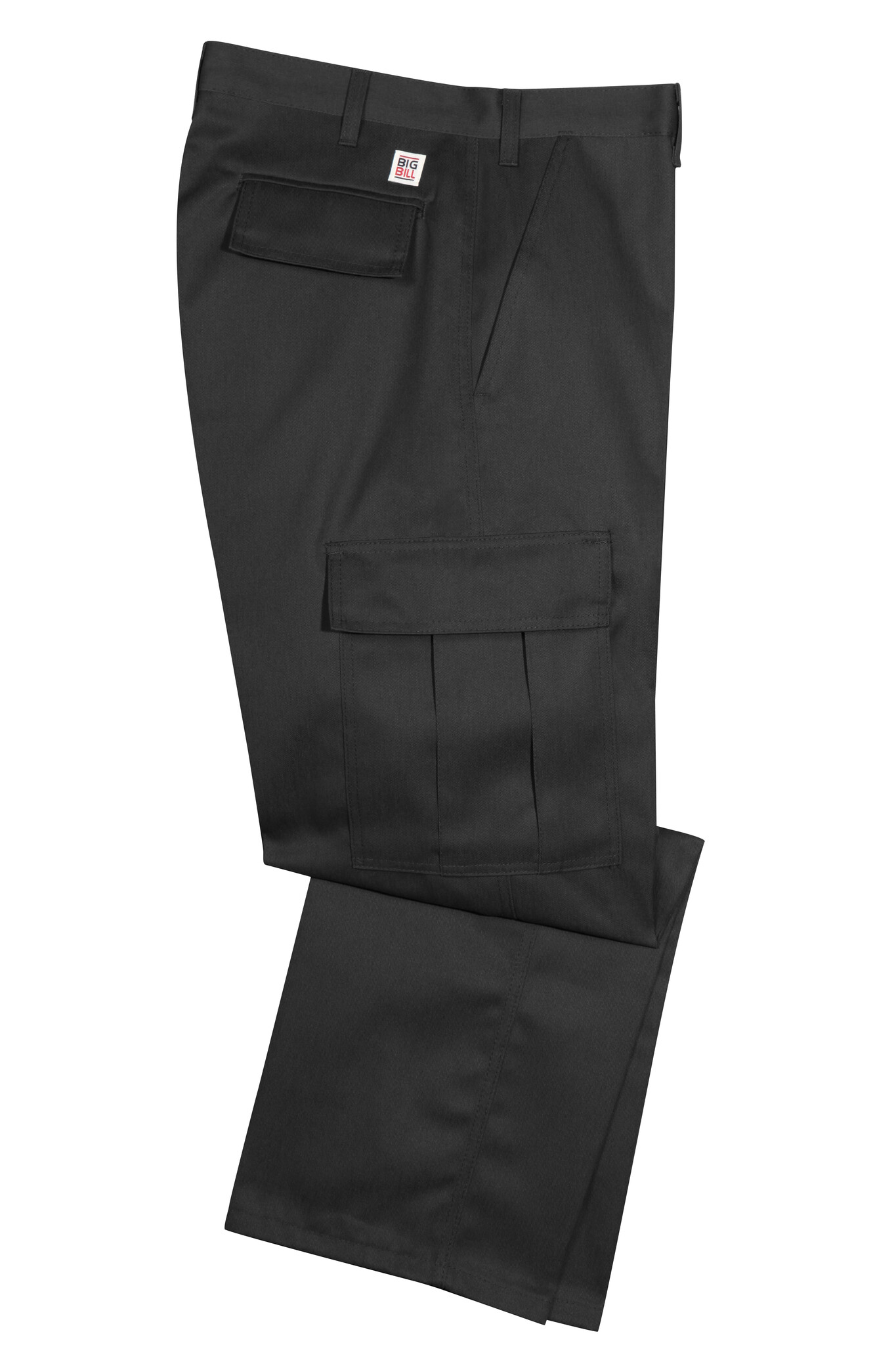 3239BLK Twill Cargo Pant Black BB Work Clothes BIG BILL 3239