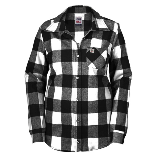 W121.45 Women's Brawny Flannel Shirt - 100% USA Made 