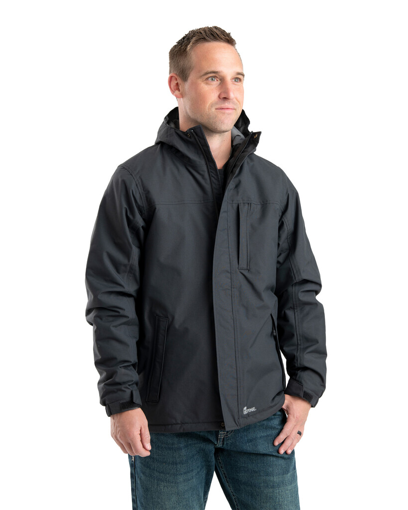 RJ27BK Weather Warrior Waterproof Insulated Storm Jacket - Black