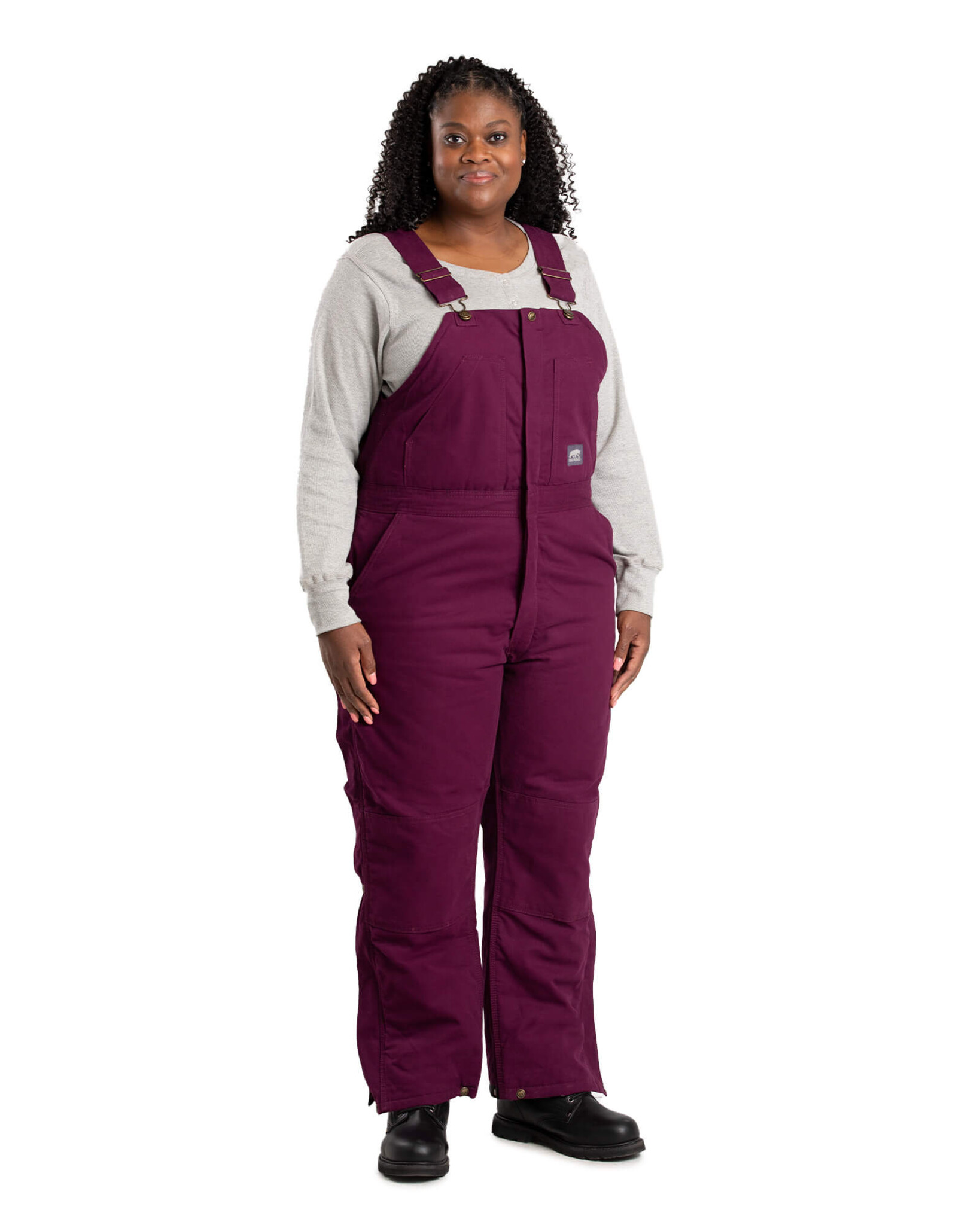 WB515PLM Women's Softstone Duck Insulated Bib Overall - Plum - Berne Work  Clothes - BERNE WB515 Women's Softstone Insulated Bib, BERNE, Womens  Insulated Bib Overalls, Women's Bibs