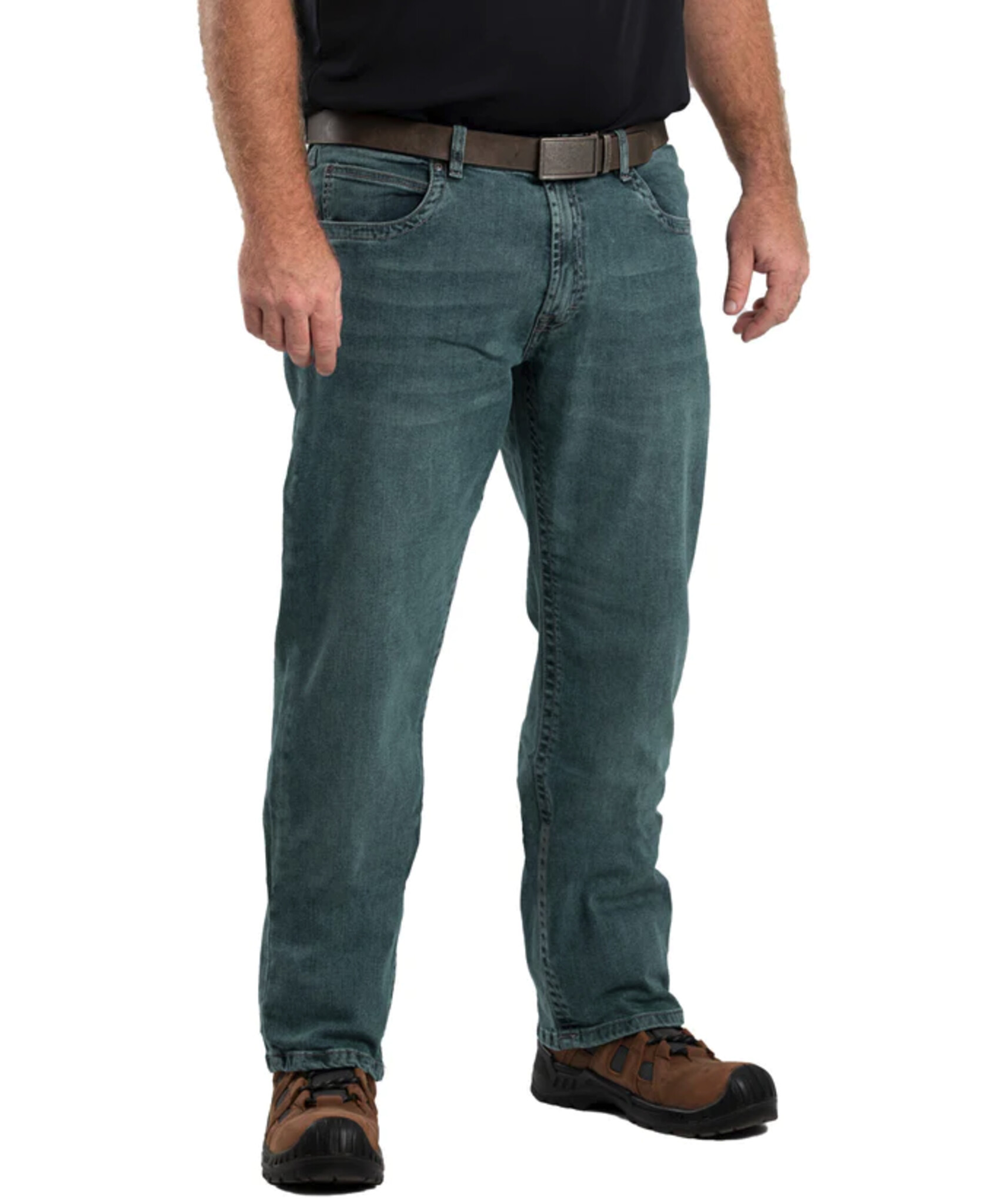 P622LSN Highland Flex Relaxed Fit Bootcut Jean Limestone Berne Work