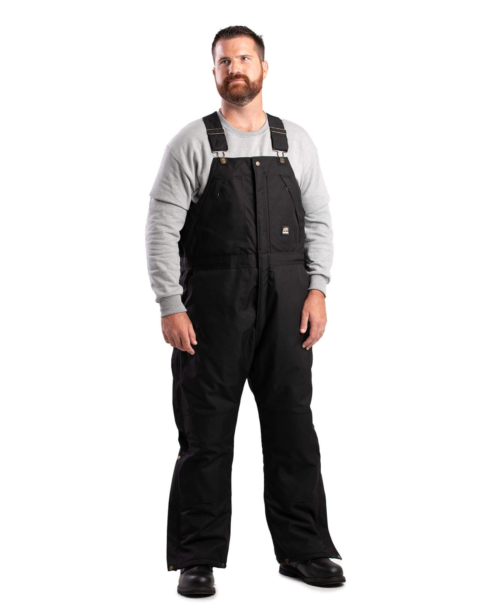 NB834BK Icecap Insulated Waterproof Bib Overall - Black - Berne