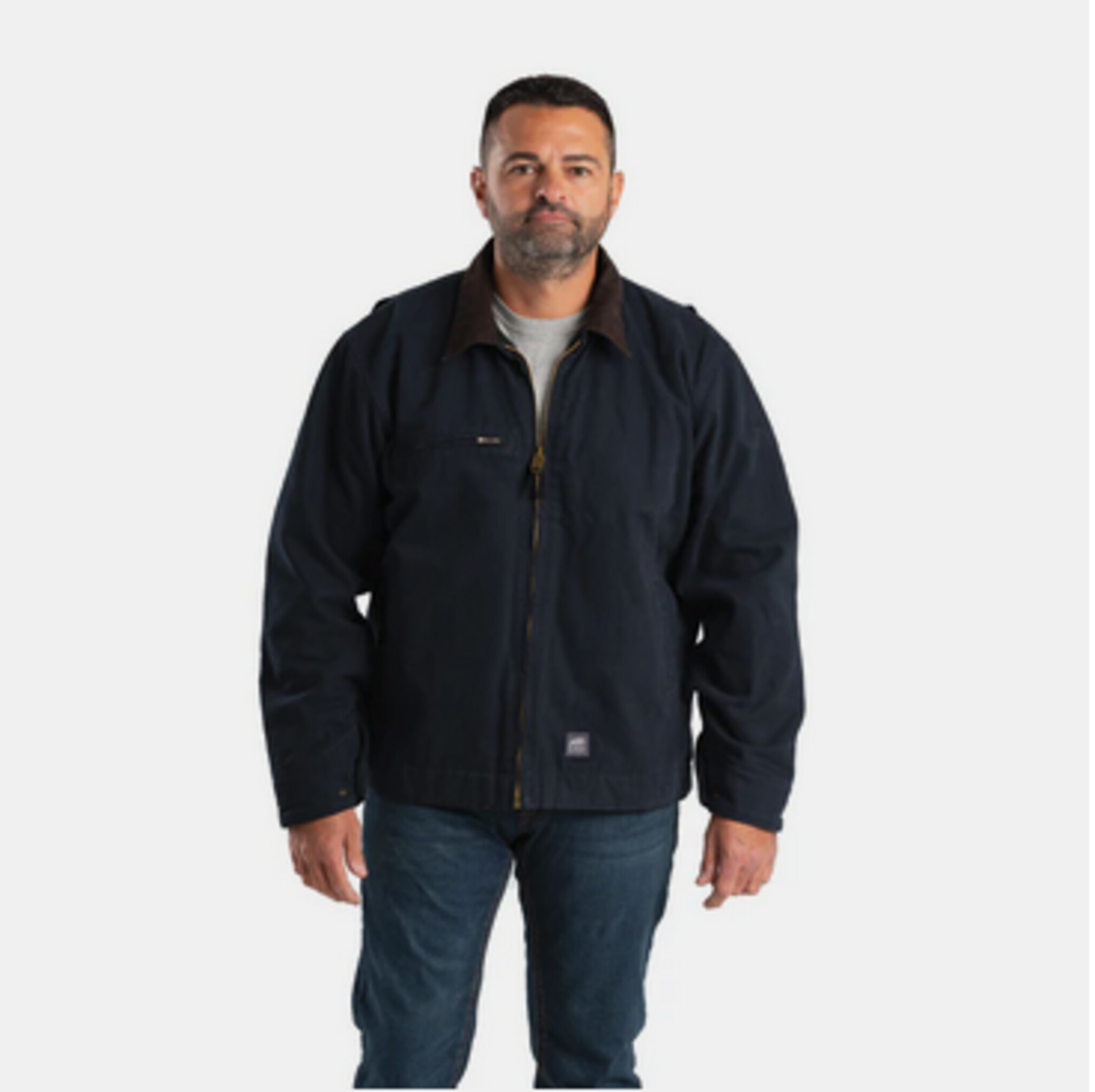 J374MD Highland Washed Gasoline Jacket - Midnight - Berne Work