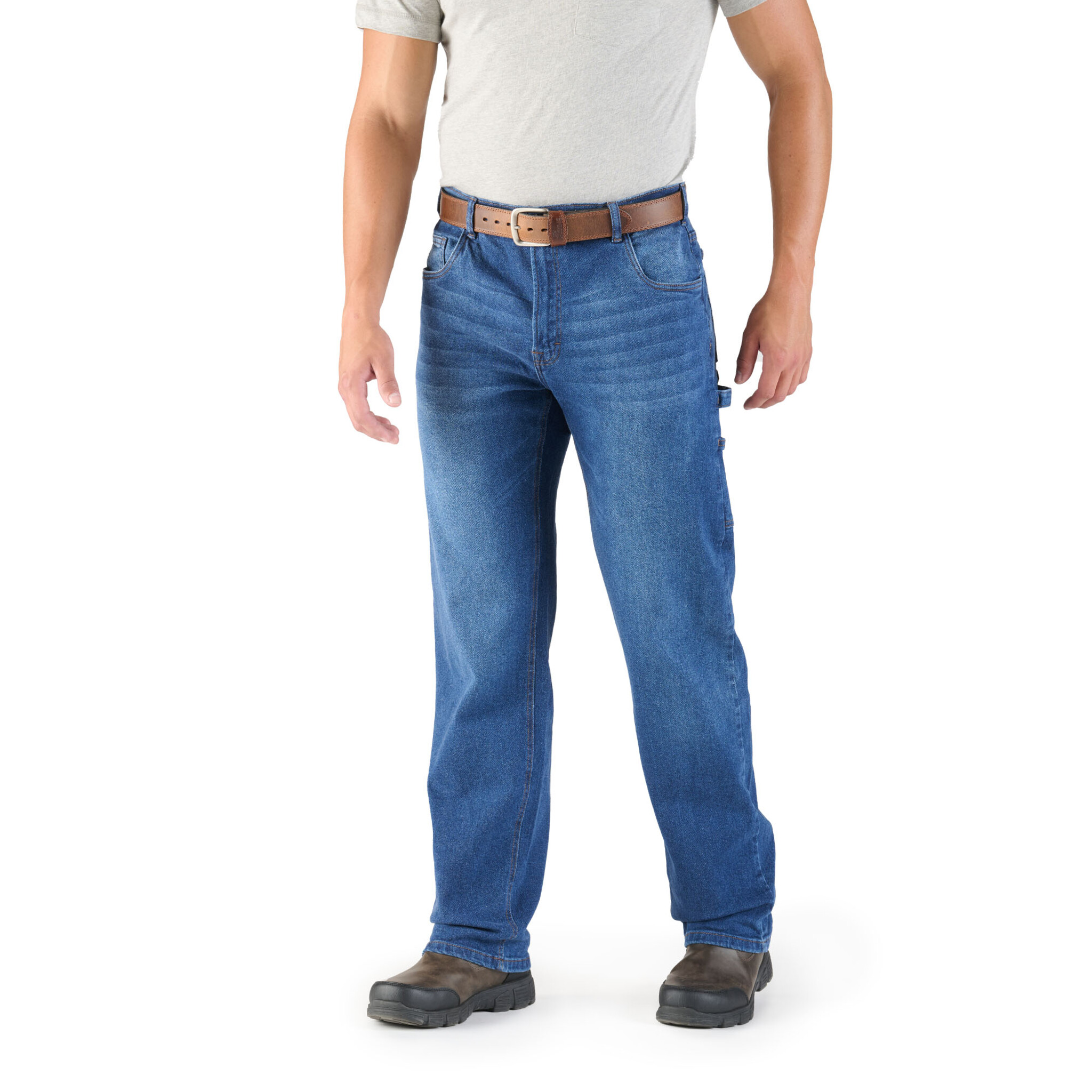 パンツ WORKWARE HC/FISHERMAN JEANS size:M P425SWD Heartland Flex Relaxed Fit Carpenter Jean - Stone Wash