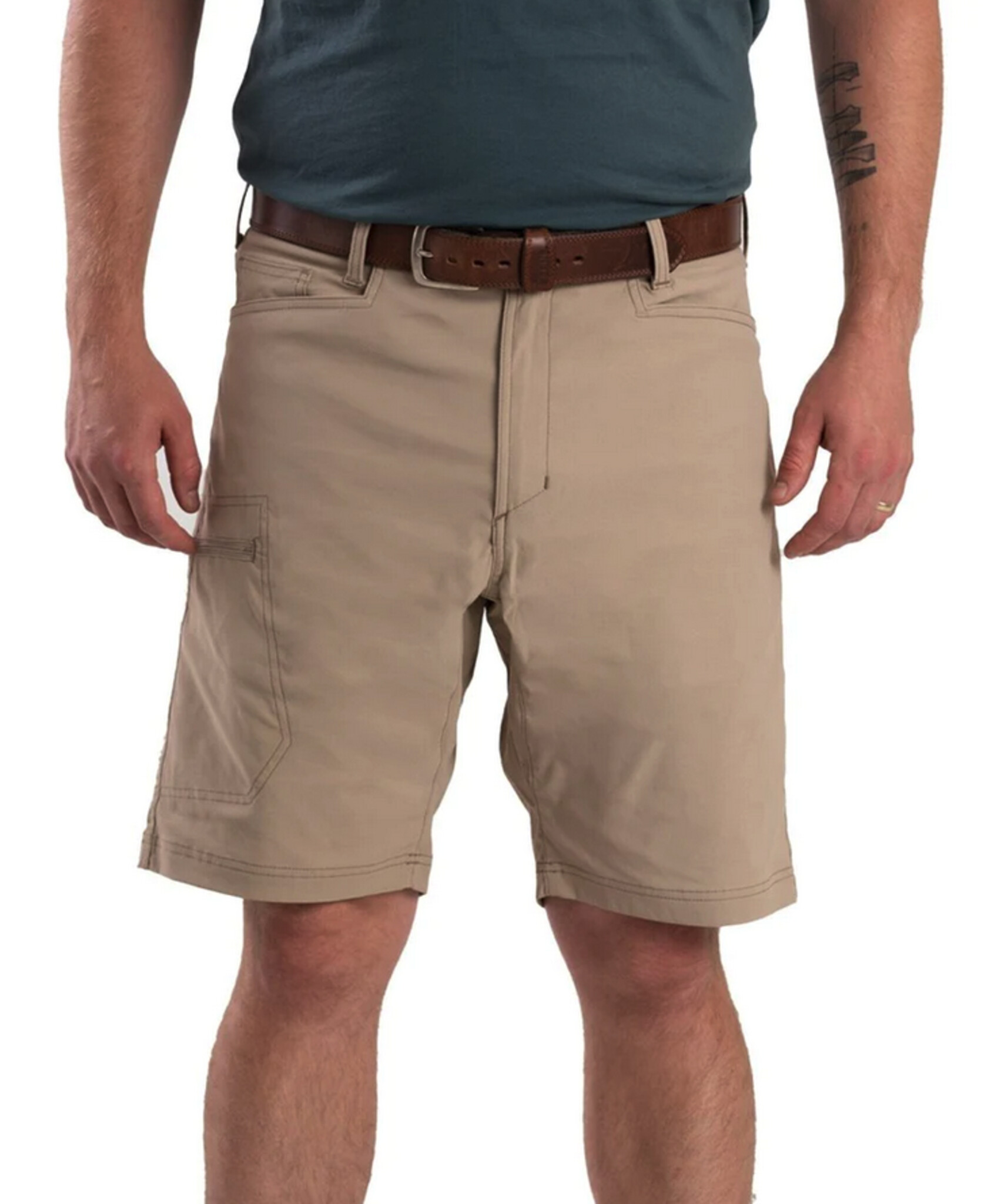 パンツ BRIEFING LIGHT WEIGHT STRETCH SHORTPANTS S813BEG Lightweight Flex Pro Short - Beige - Berne Work Clothes