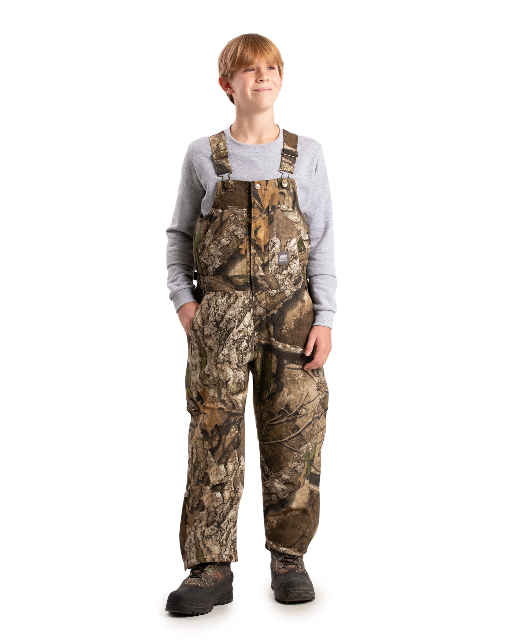 BB21APX Youth Softstone Insulated Bib Overall - Realtree APX