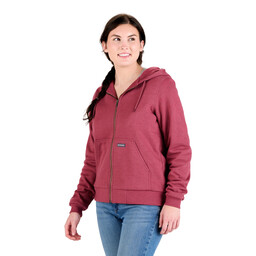 WSZ108SGA Women's Heritage Grid Fleece-Lined Full-Zip Hooded Sweatshirt 
