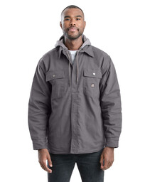 SH68GY Heartland Duck Hooded Shirt Jacket 
