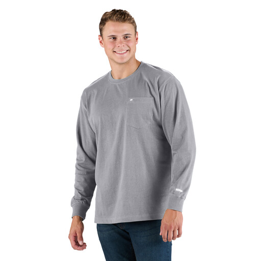 BSM72SME Highland Heavyweight Long Sleeve Pocket T-Shirt 