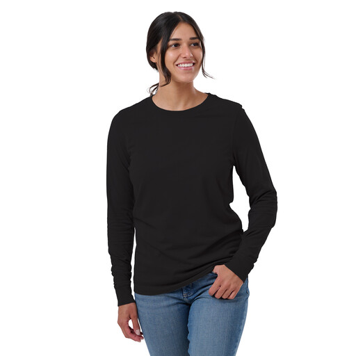 BSW48BK New!! Women's Performance Long Sleeve T-Shirt 