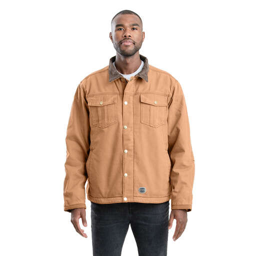 J58BD Vintage Washed Sherpa-Lined Jacket 