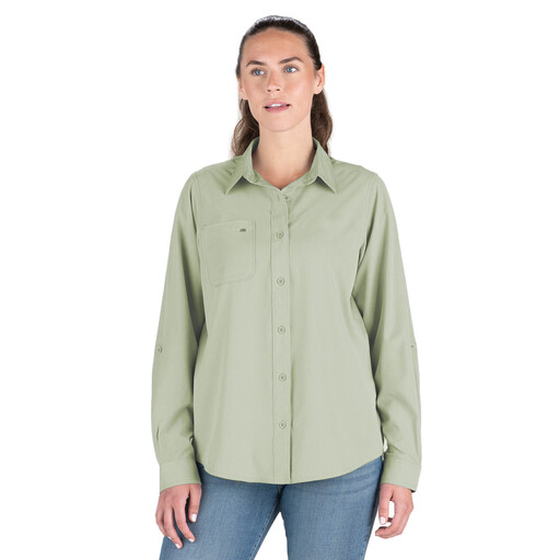 WSH34HSEA Women's Flex 180® UPF Button Down Long Sleeve Shirt