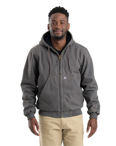 HJ375SLA Heartland Washed Hooded Jacket 