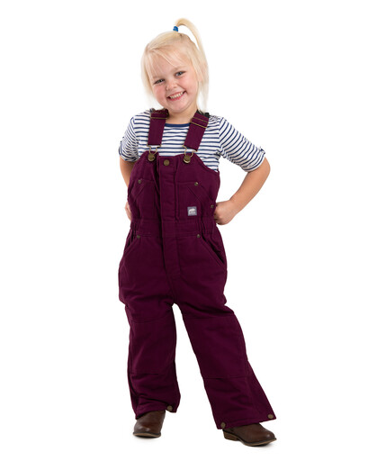 BB21TPLM Toddler Softstone Insulated Bib Overall 