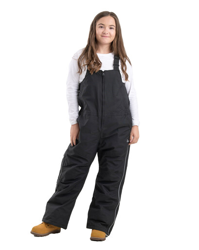 BB32BK Youth Coastline Insulated Nylon Bib Overall 