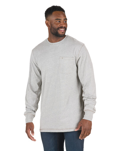 BSM42GY WorkVent Performance Long Sleeve Pocket Tee 