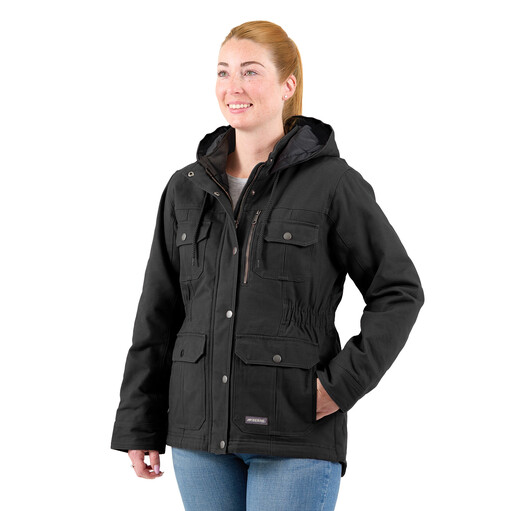 WCH63BK Women's Softstone Duck Ranch Coat 