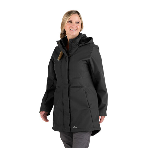 WCH23BK Women's Sherpa-Lined Hooded Parka 
