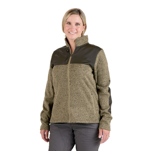 WSZ713HTBG Women's Flex Knit Full-Zip Sweater