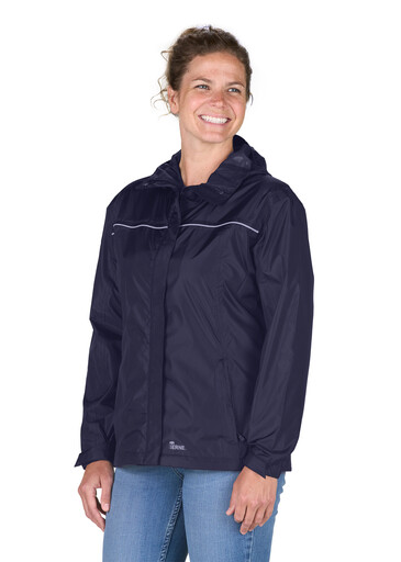 WRJ25NV NEW!!  Women's Weather Warrior Lightweight Hooded Rain Jacket 