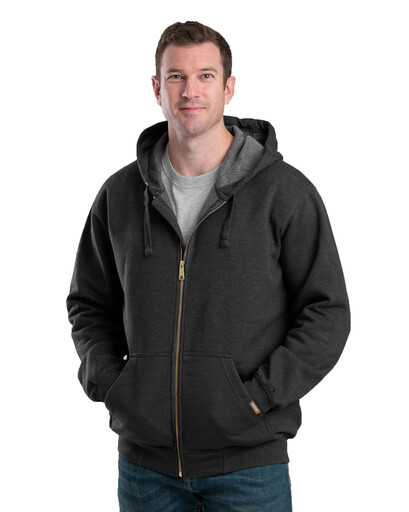 SZ413BK Heritage Full-Zip Hooded Sweatshirt 
