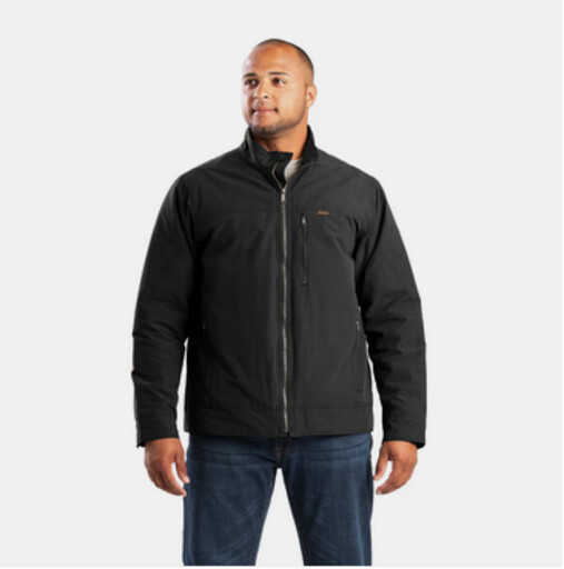 J387BK Highland Quilt-Lined Micro-Duck Hooded Jacket 