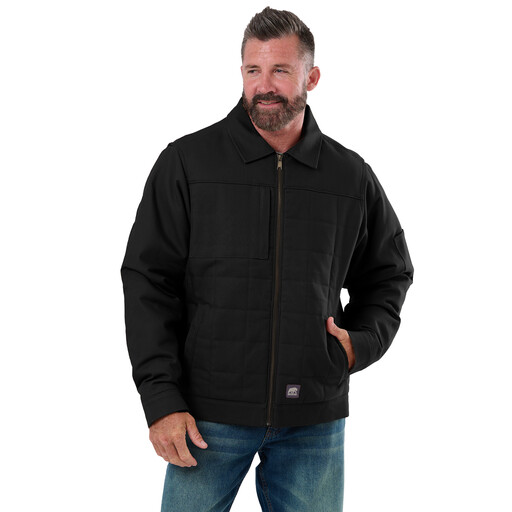 J23BK New!! Quilted Gasoline Jacket 