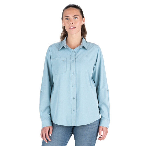 WSH34HESB Women's Flex 180 UPF Button Down Long Sleeve Shirt 