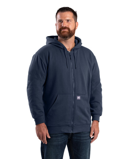 SZ101NV Heritage Thermal Lined Hooded Sweatshirt, Full Zip 