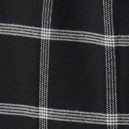 Plaid Black Ivory