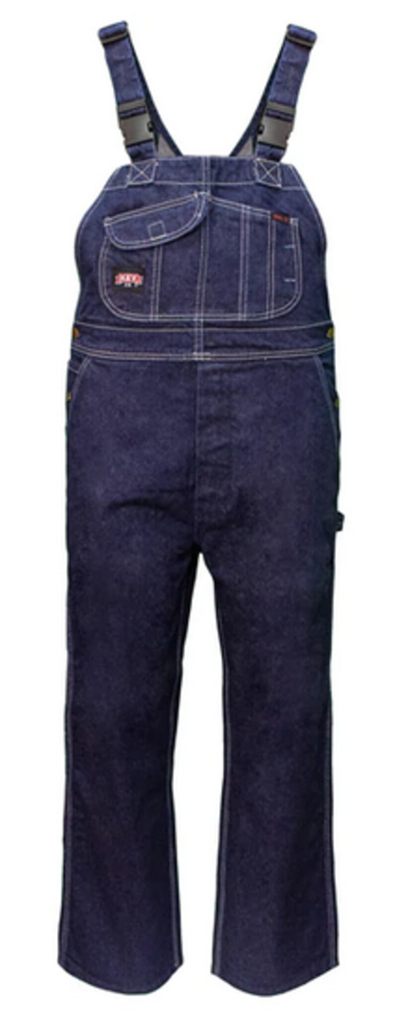 286.43 FR Traditional Denim Bib Overall Indigo Denim, Garment Washed